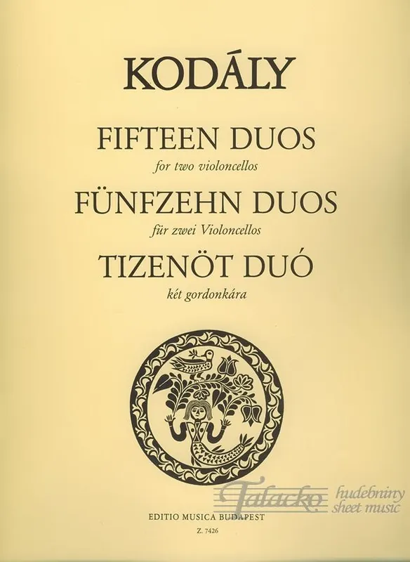 Bezpečná Platba Fifteen Duos from 33 Two-part Exercises arranged by J. Jákó