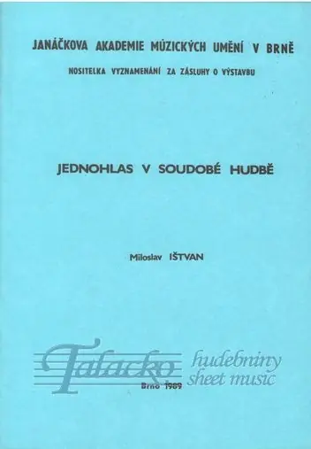 Jednohlas v soudobé hudbě Poslední Šance