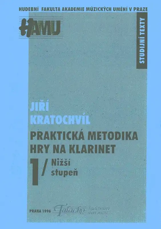 Akční Nabídka Praktická metodika hry na klarinet 1