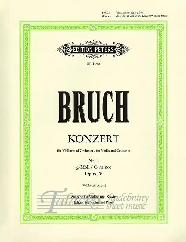 Concerto No.1 in G minor Op.26 Nízká Cena