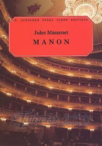 Nejlepší Volba Manon (Vocal Score)