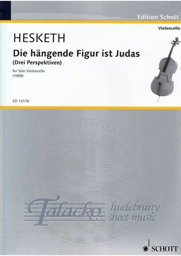 Akce Die hängende Figur ist Judas