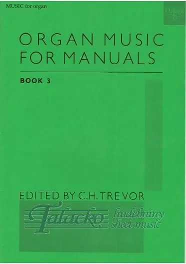 Organ Music for Manuals 3 Rychlé Dodání