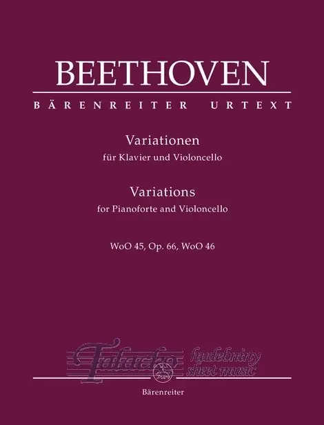 Variations for Pianoforte and Violoncello op. 66 WoO 45, WoO 46 Ověřený