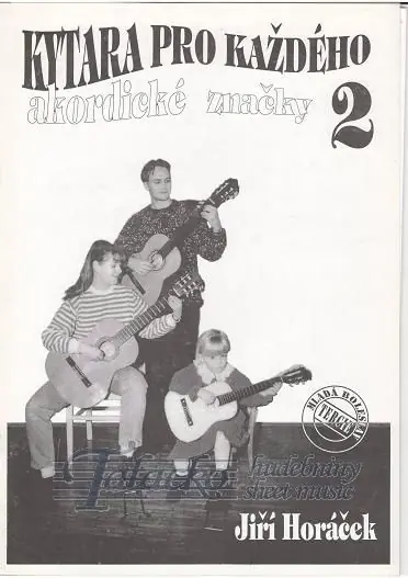 Kytara pro každého 2 - akordické značky Sleva