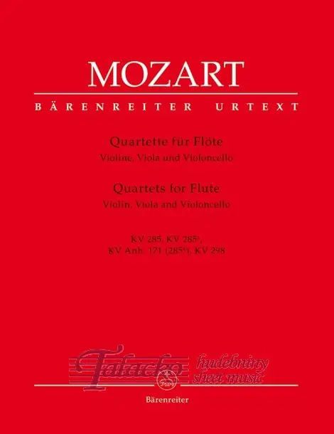 Quartets for Flute, Violin, Viola and Cello KV 285, 285a, Anh. 171(285b), 298 Sezónní Sleva