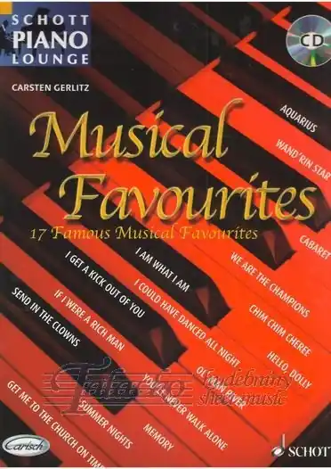 Piano Lounge Musical Favourites + CD Cenová Bomba