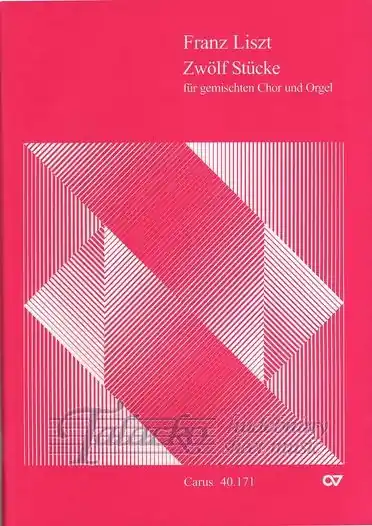 Zwölf Stücke für gemischten Chor und Orgel Ihned K Objednání