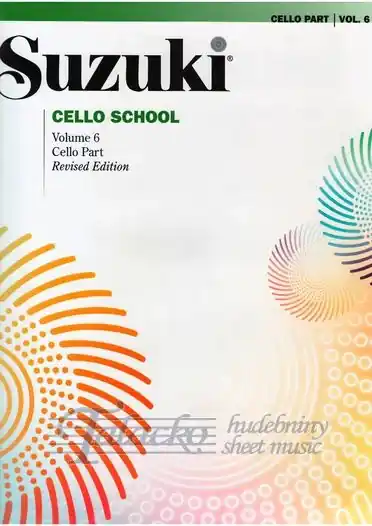 Víkendová Akce Suzuki Cello School Cello Part Volume 6 Revised Editon