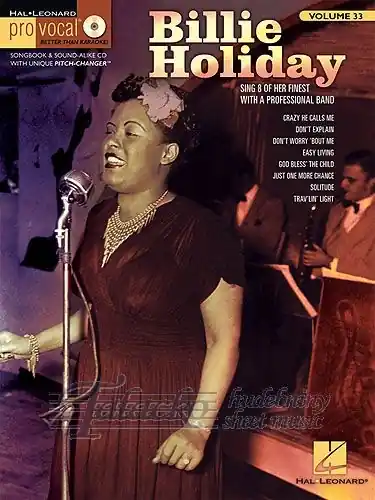 Pro Vocal Women‘s Edition Volume 33 Billie Holiday + CD Horká Nabídka