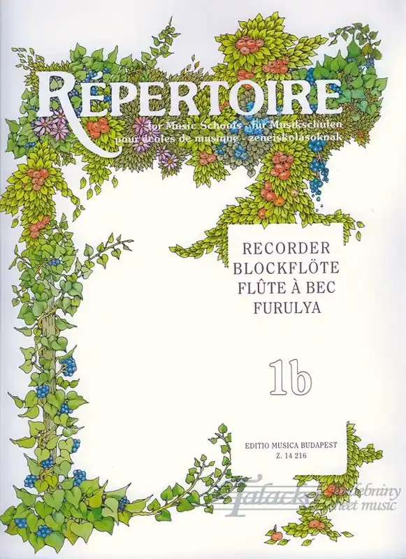Akční Cena Répertoire for Music Schools - Recorder 1b