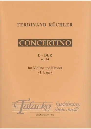 Concertino D-Dur op. 14 Nakupujte Hned