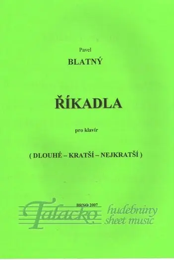 Říkadla pro klavír Víkendová Akce