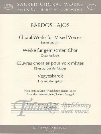 Choral Works for Mixed Voices - Easter season Nejlepší Cena