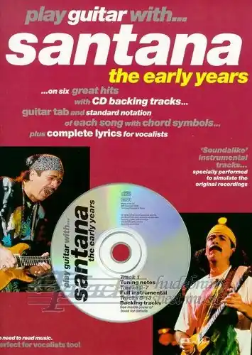 Rychlé Dodání Play Guitar With... Santana - The Early Years + CD