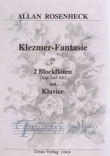 Klezmer-Fantasie für 2 Blockflöten und Klavier Rychlé Dodání