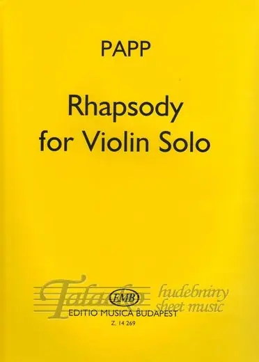 Rhapsody for Violin Solo Super Cena
