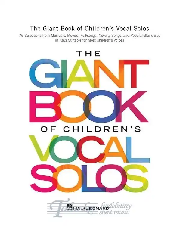 Giant Book Of Children‘s Vocal Solos Akční Cena
