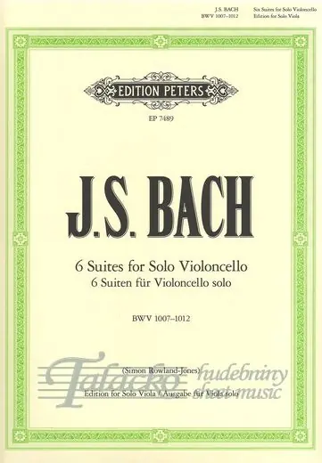 Dokud Zásoby Vydrží 6 Cello Suites BWV 1007-1012 (viola)