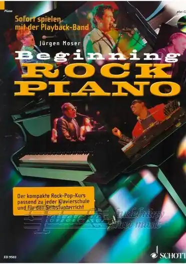 Beginning Rock Piano + CD Odeslání Ihned