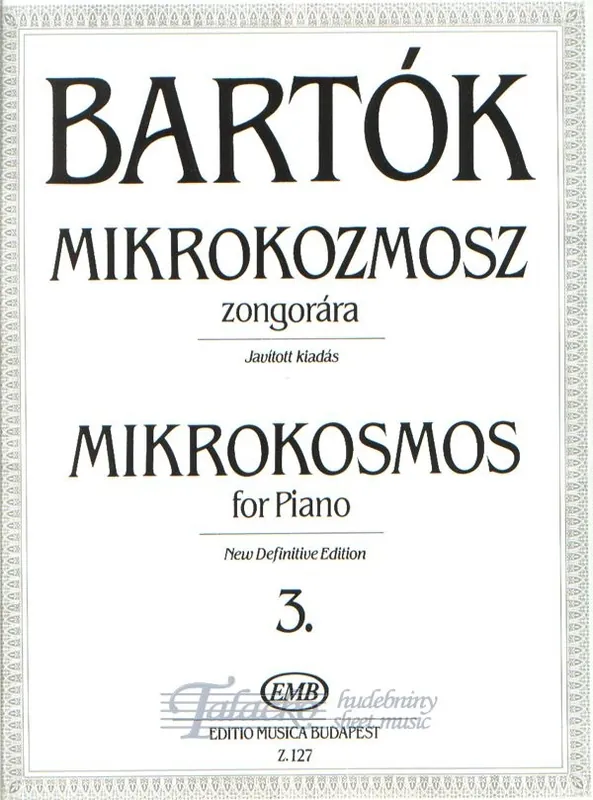 Objednat Nyní Mikrokosmos 3 for Piano
