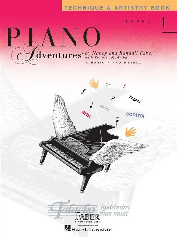 Piano Adventures Level 1 - Technique & Artistry Book (2nd Edition) Finální Výprodej