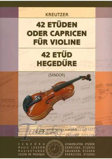 42 Etudes or Caprices Tovární Cena