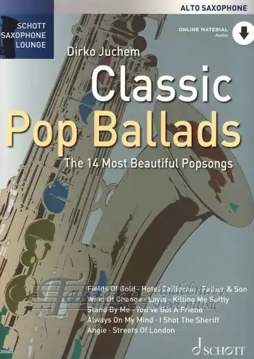 Saxophone Lounge Classic Pop Ballads (Alto Saxophone) + Audio Sleva