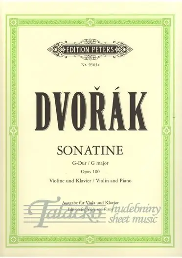 Sonatine G dur, op. 100 Tovární Cena