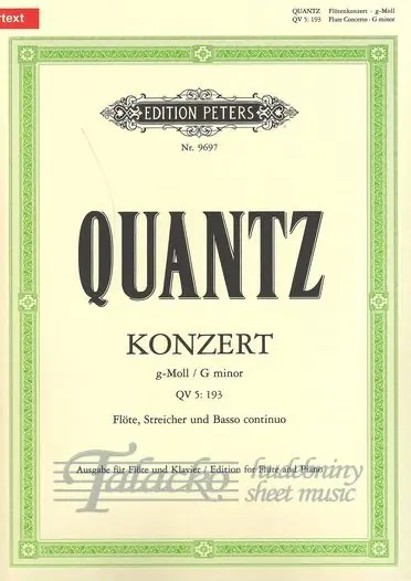 Nejprodávanější Flute Concerto in G Minor