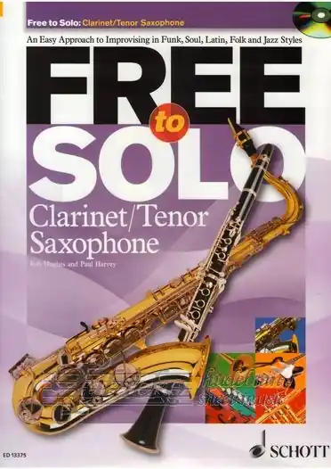 Free to Solo Clarinet (Tenor Saxophone) + CD Cenový Hit