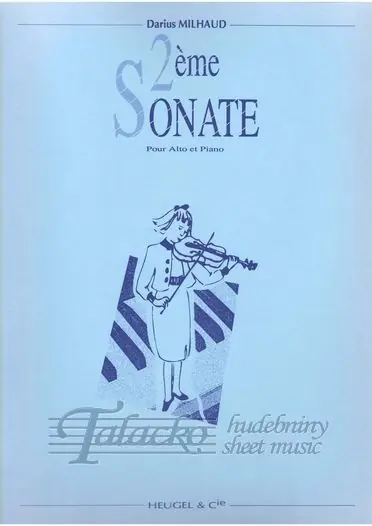 2eme sonate pour alto et piano Zlevněný