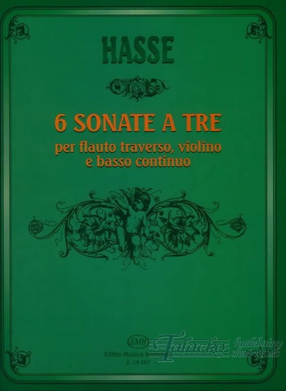 Vrácení Zdarma 6 Sonate a tre per flauto traverso, violino e basso continuo