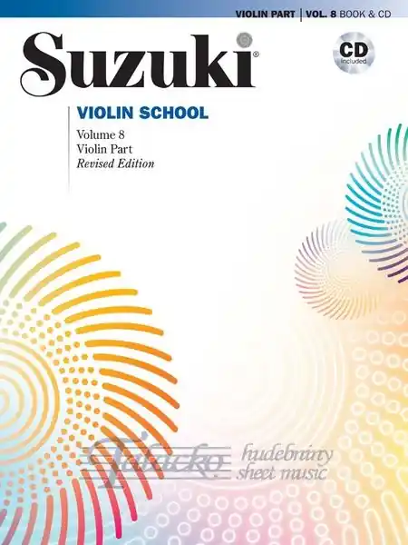 Značkový Suzuki Violin School Volume 8 (Violin Part 8) + CD