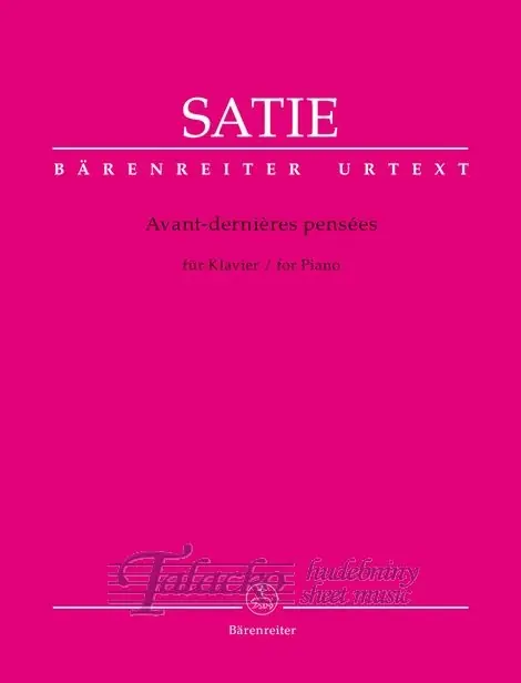 Avant-dernières pensées for Piano Nejprodávanější