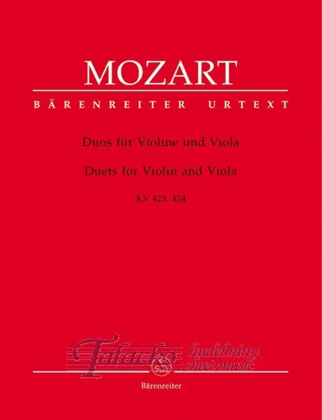 Duos for Violine und Viola KV 423,424 Oblíbený
