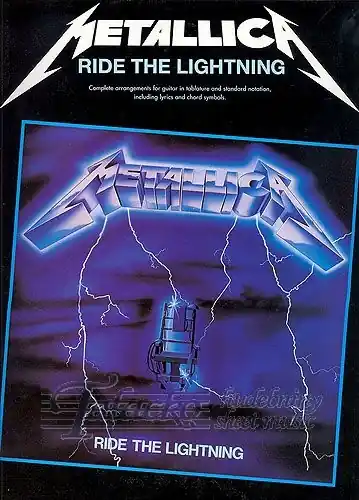 Rychlé Dodání Ride The Lightning Guitar (Tab Edition)
