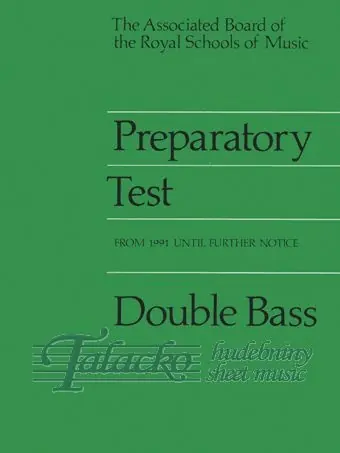 Preparatory Test for Double Bass Ihned K Objednání