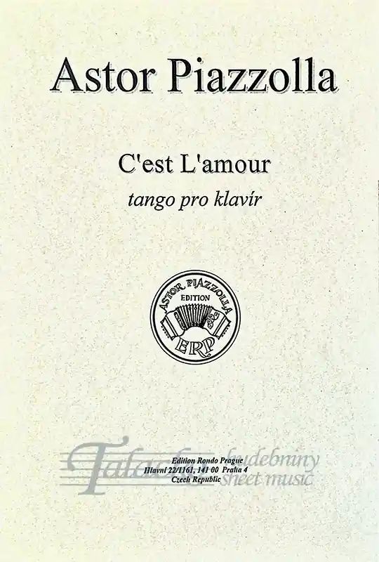 C‘est L‘amour tango pro klavír Sezónní Sleva