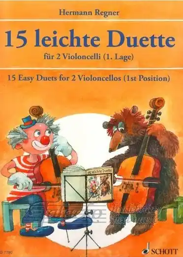 15 Easy Duets for 2 Violoncellos Novinka
