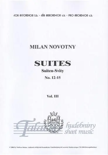 Suites nr. 12-15 vol. 3 Rychlé Dodání