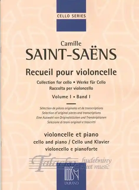 Recueil pour violoncelle - volume 1 Speciální Cena
