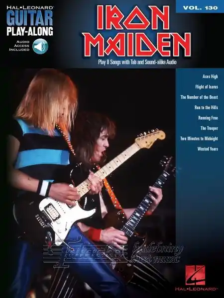 Guitar Play-Along Volume 130 Iron Maiden (Book/Online Audio) Sleva