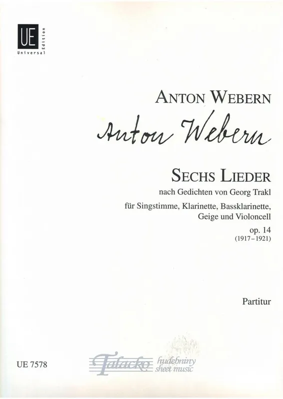 Časově Omezené Sechs Lieder nach Gedichten von Georg Trakl op. 14, VP