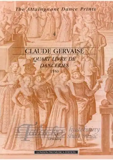 Výhodná Nabídka Quart Livre de Danceries 1550
