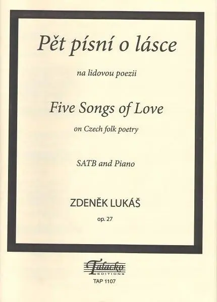 Nakupujte Hned Pět písní o lásce op. 27