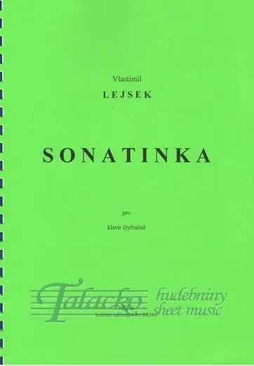 Vysoce Kvalitní Sonatinka pro klavír čtyřručně