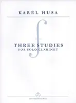 Autentický Three Studies for Solo Clarinet