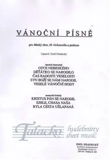 Časově Omezené Vánoční písně - barokní kancionál a moravské koledy