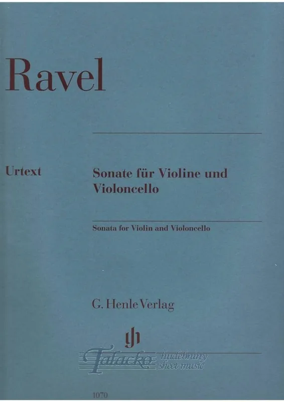 Ihned K Objednání Sonata for Violin and Violoncello
